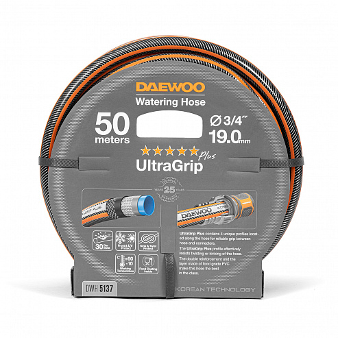 Шланг 3/4" (19мм) - 50м DAEWOO UltraGrip Plus DWH 5137_1